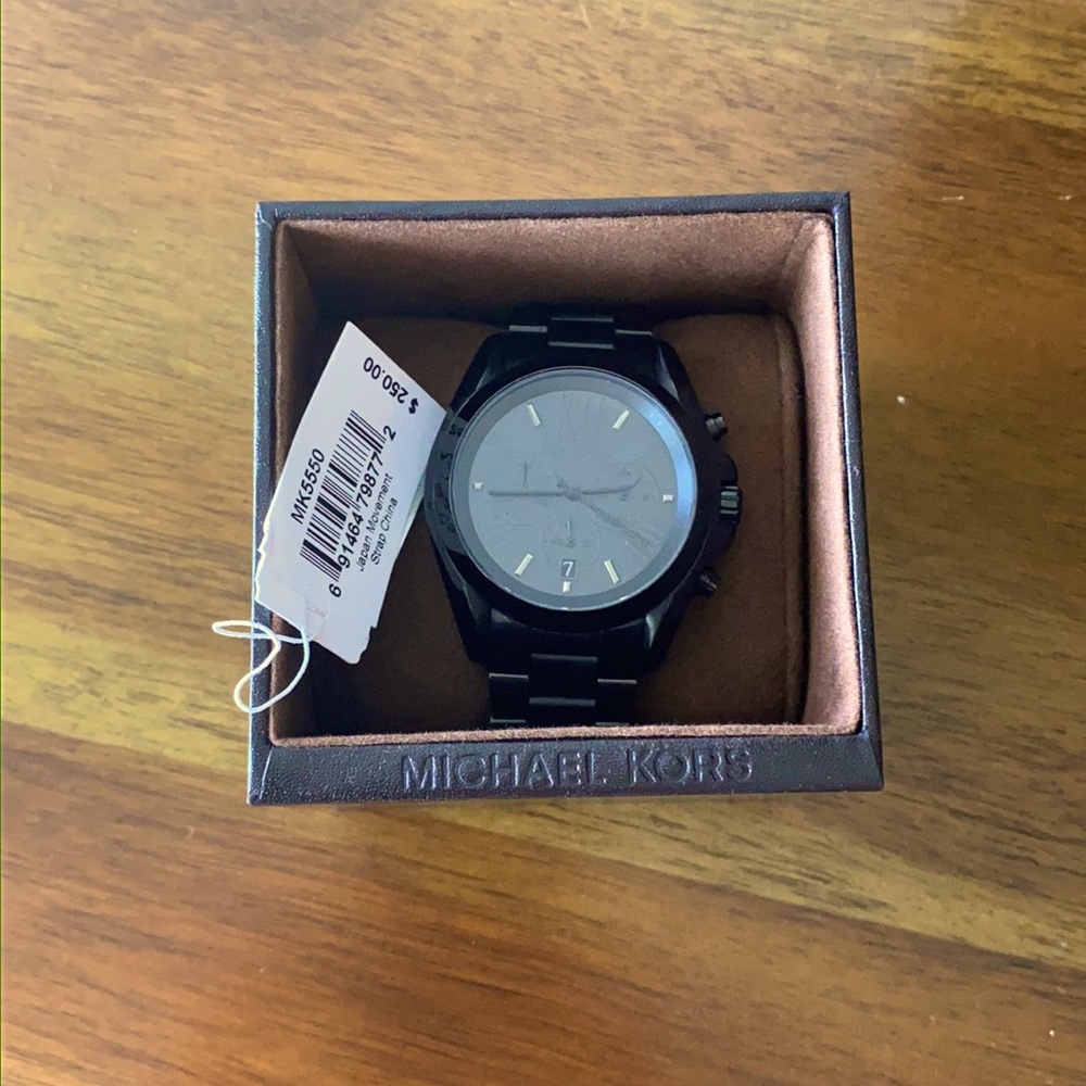 NWT Black Michael Kors Watch